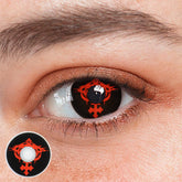 Lentes de contacto de color rojo para cosplay Totem